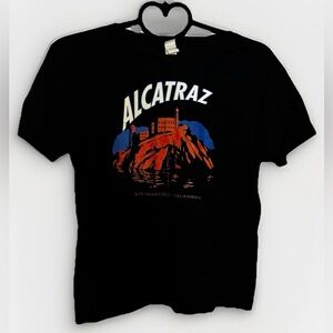 Kids T-Shirt Size L - Alcatraz at Night Glow-in-the-Dark Women’s XXS